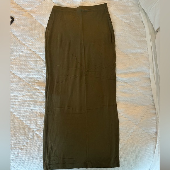 ASOS Dresses & Skirts - ASOS Olive Green Maxi Skirt